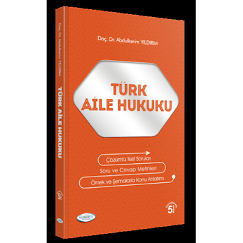 Türk Aile Hukuku Abdülkerim Yıldırım