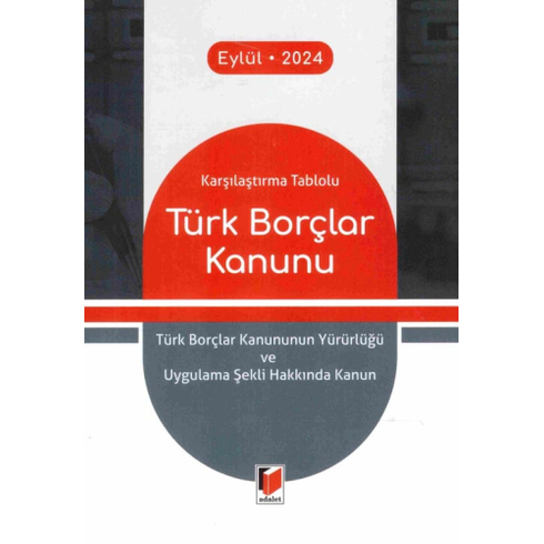 Türk Borçlar Kanunu (2024) Komisyon