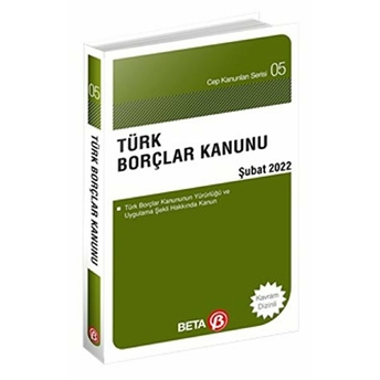 Türk Borçlar Kanunu (Ağustos 2021)