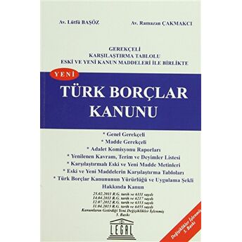 Türk Borçlar Kanunu Lütfü Başöz