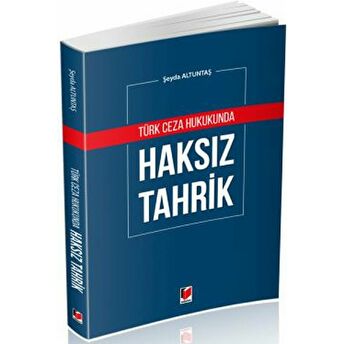 Türk Ceza Hukukunda Haksız Tahrik Şeyda Altuntaş