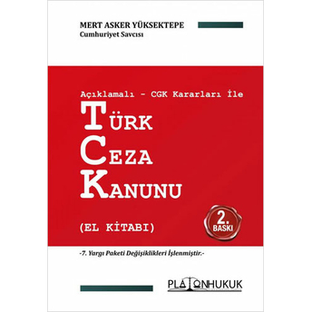 Türk Ceza Kanunu (El Kitabı) Mert Asker Yüksektepe