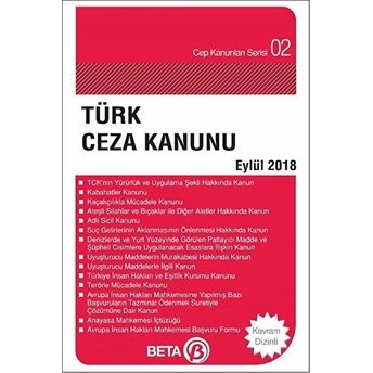 Türk Ceza Kanunu (Eylül 2018) Cep Boy Celal Ülgen