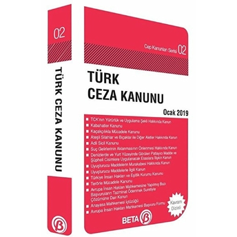 Türk Ceza Kanunu Ocak 2019 Cep Boy Celal Ülgen