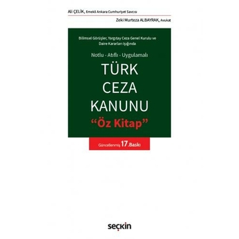 Türk Ceza Kanunu Öz Kitap Ali Çelik