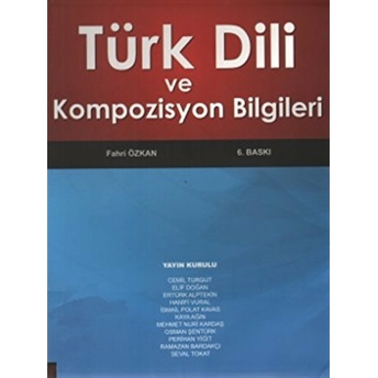 Türk Dili Ve Kompozisyon Bilgileri Kolektif