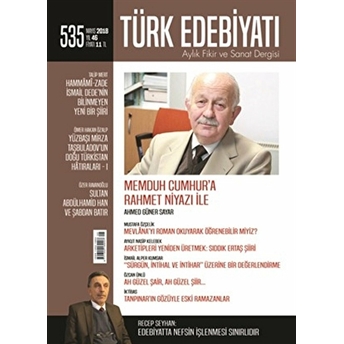 Türk Edebiyatı Dergisi Sayı : 535 Mayıs 2018