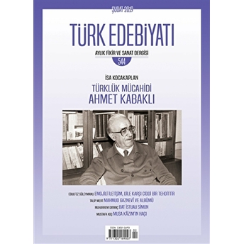 Türk Edebiyatı Dergisi Sayı: 544 Şubat 2019