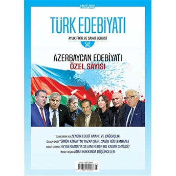 Türk Edebiyatı Dergisi Sayı: 545 Mart 2019