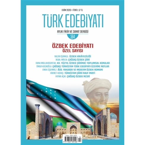 Türk Edebiyatı Dergisi Sayı: 564 Ekim 2020 Kolektif