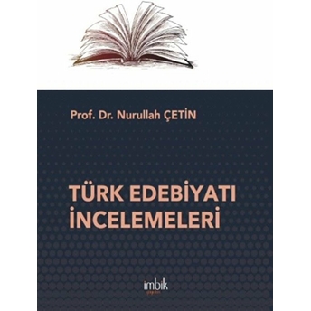 Türk Edebiyatı Incelemeleri - Nurullah Çetin