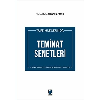 Türk Hukukunda Teminat Senetleri Zehra Ilgün Mağden Çamlı