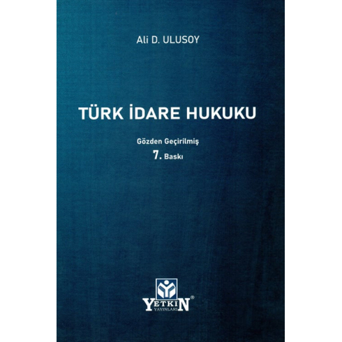 Türk Idare Hukuku Ali D. Ulusoy