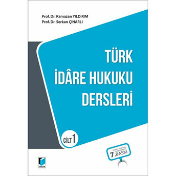 Türk Idare Hukuku Dersleri Cilt 1 Ramazan Yıldırım