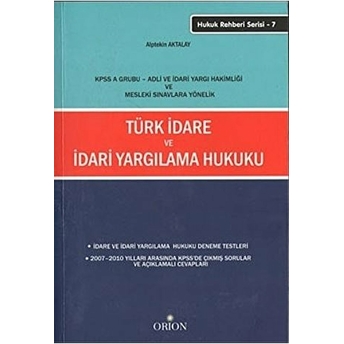 Türk Idare Ve Idari Yargılama Hukuku