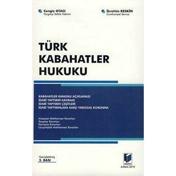 Türk Kabahatler Hukuku Cengiz Otacı