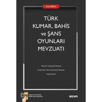 Türk Kumar, Bahis Ve Şans Oyunları Mevzuatı Eren Erkin