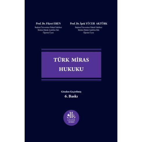 Türk Miras Hukuku Fikret Eren