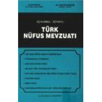 Türk Nüfus Mevzuatı Ve Nüfus Davaları Ayhan Karapınar