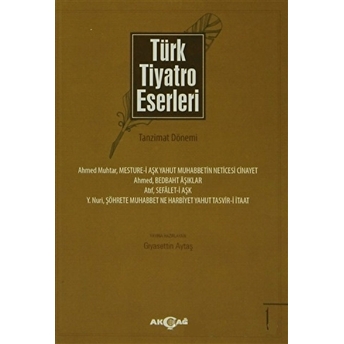 Türk Tiyatro Eserleri - Tanzimat Dönemi (5 Kitap Takım) Kolektif