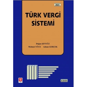 Türk Vergi Sistemi (Doğan Şenyüz) Doğan Şenyüz