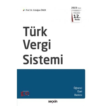 Türk Vergi Sistemi Erdoğan Öner