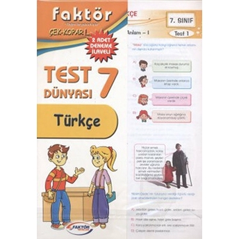 Türkçe 7. Sınıf Çek Kopar Yaprak Test Kolektif