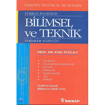 Türkçe - Ingilizce Bilimsel Ve Teknik Terimler Sözlüğü Pars Tuğlacı