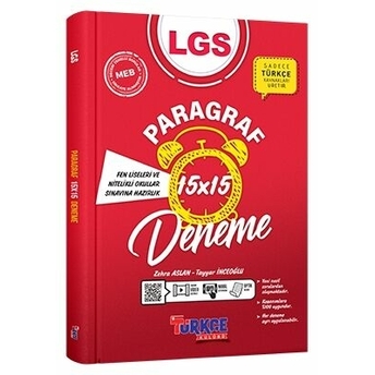 Türkçe Kulübü 8. Sınıf Lgs Türkçe Kulübü Paragraf 15 X 15 Deneme Komisyon