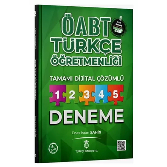 Türkçe Öabtdeyiz Öabt Türkçe Öğretmenliği 5 Deneme Dijital Çözümlü Enes Kaan Şahin