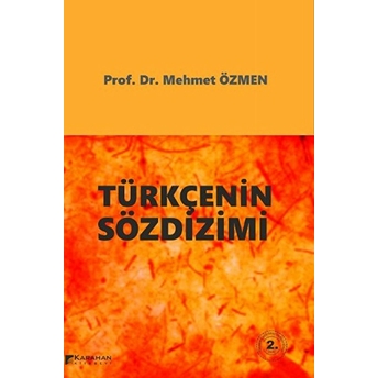 Türkçenin Sözdizimi Mehmet Özmen