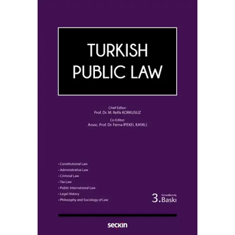 Turkish Public Law Mehmet Refik Korkusuz