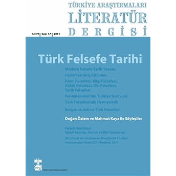 Türkiye Araştırmaları Literatür Dergisi Cilt 9 Sayı: 17 2011 Kolektif