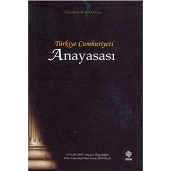 Türkiye Cumhuriyeti Anayasası Kolektif