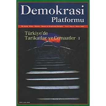 Türkiye’de Tarikatlar Ve Cemaatler 1 - Demokrasi Platformu Sayı: 6 Kolektif