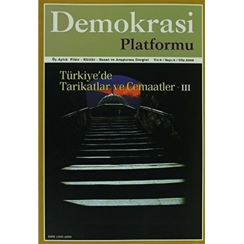 Türkiye’de Tarikatlar Ve Cemaatler 3 - Demokrasi Platformu Sayı: 8 Kolektif