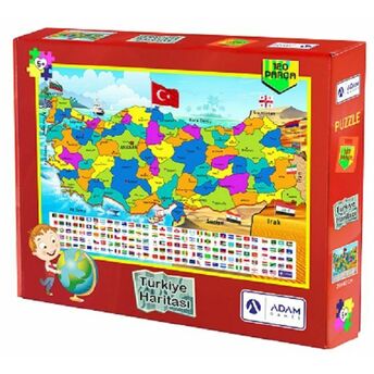 Türkiye Haritası 120 Parça Puzzle (28X40)