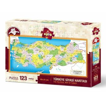 Türkiye Haritası 4346 (123 Parçalı)