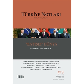 Türkiye Notları Dergisi Sayı 13 Kolektif