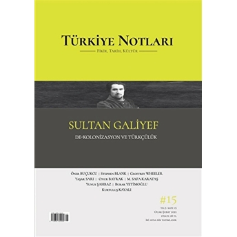 Türkiye Notları Dergisi Sayı 15 Kolektif