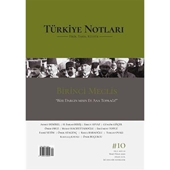 Türkiye Notları Fikir Tarih Kültür Dergisi Sayı: 10