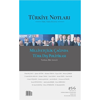 Türkiye Notları Fikir Tarih Kültür Dergisi Sayı: 5 - 6 Kolektif