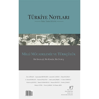 Türkiye Notları Fikir Tarih Kültür Dergisi Sayı: 7