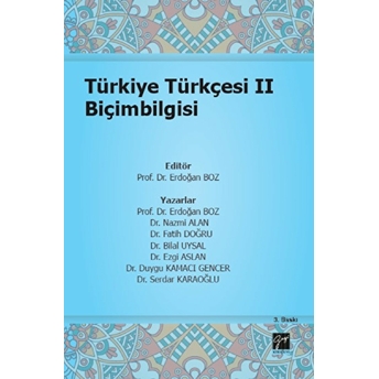 Türkiye Türkçesi 2 Biçimbilgisi