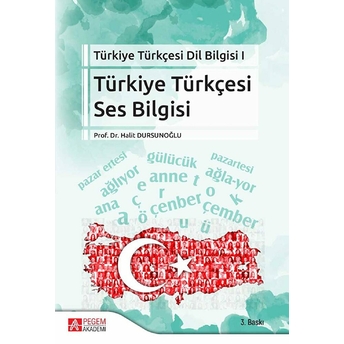 Türkiye Türkçesi Ses Bilgisi Halit Dursunoğlu