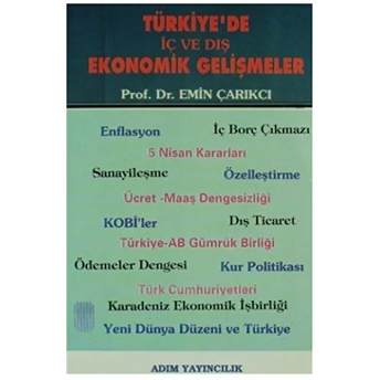 Türkiye'de Iç Ve Dış Ekonomik Gelişmeler