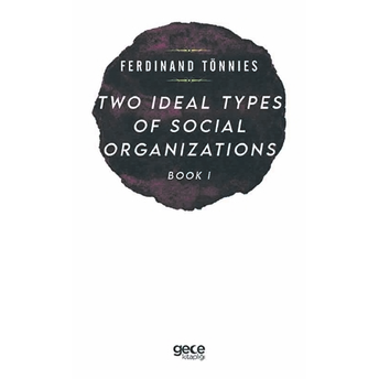 Two Types Of Social Organizations Book 1