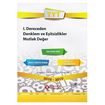 Tyt 1. Dereceden Denklem Ve Eşitsizlikler Mutlak Değer Kolektif