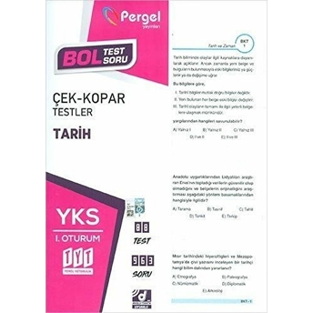 Tyt Birinci Oturum Tarih Test Kolektif