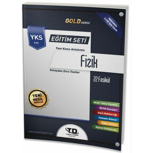 Tyt Gold Serisi Fizik 22 Fasikül Eğitim Seti Kolektif